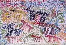 �Creation of animals�. Anya Budovlya, 8 yo, paper, gouache,  42x29&nbsp;mm